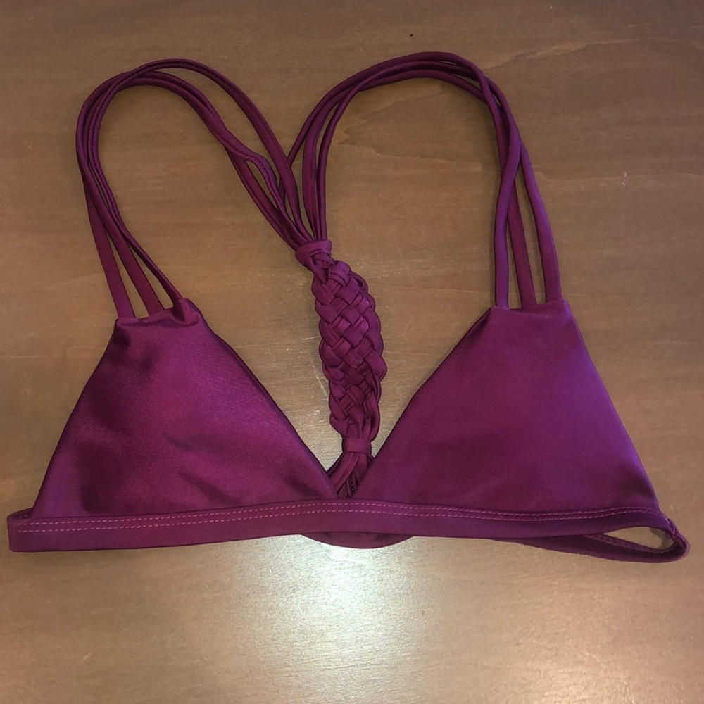 Maroon Two-Piece Bikini